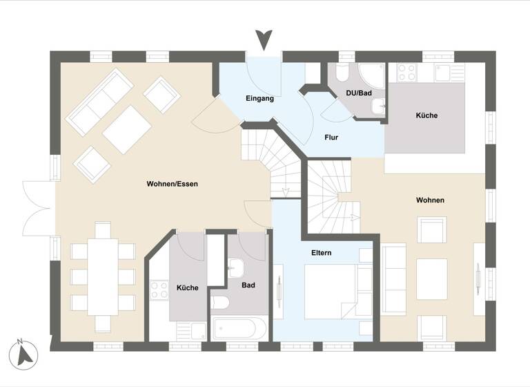 Haus zum Kauf 8 Zimmer 149 m² 1.201 m² Grundstück Utersum auf Föhr 25938