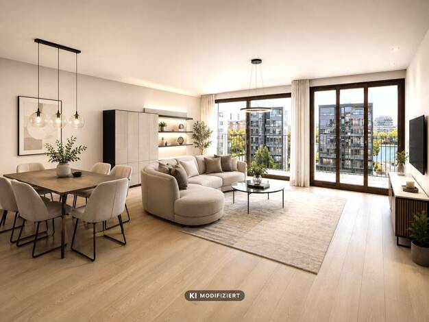 Wohnung zum Kauf 1.220.000 € 3 Zimmer 121,8 m² 4. Geschoss Gutleutviertel Frankfurt am Main 60327
