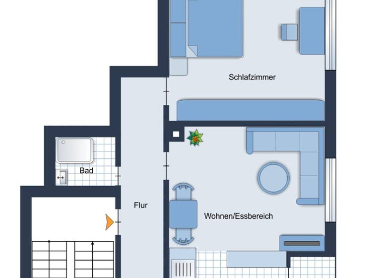 Wohnung zum Kauf 2 Zimmer 56 m² Birkendörfle Nord Stuttgart Stuttgart-Nord 70191
