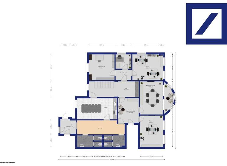 Büro zur Miete provisionsfrei 4.832 € Innenstadt Neubrandenburg 17033