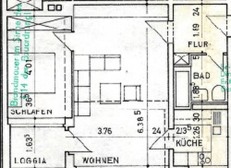 Wohnung zum Kauf 75.000 € 2 Zimmer 48,3 m²<br/>Wohnfläche 1.<br/>Geschoss Hitzacker Hitzacker (Elbe) 29456