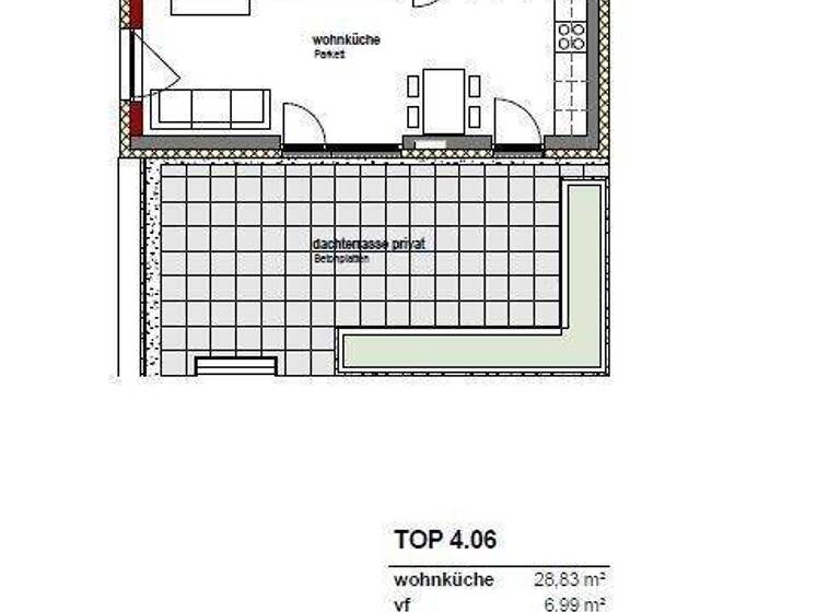Terrassenwohnung zur Miete 500 € 2 Zimmer 57,9 m² 2. Geschoss Glockenstraße 3-4 Bärnbach 8572