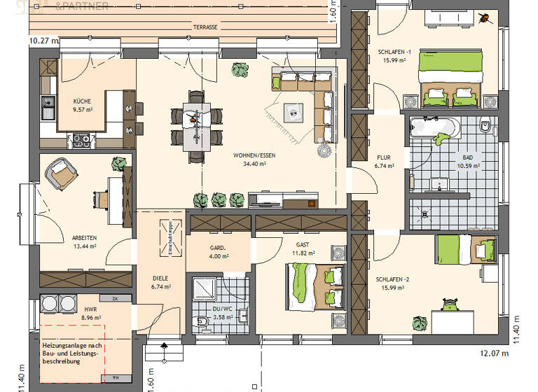 Bungalow zum Kauf 260.000 € 5 Zimmer 130 m² 736 m² Grundstück Freudenburg 54450