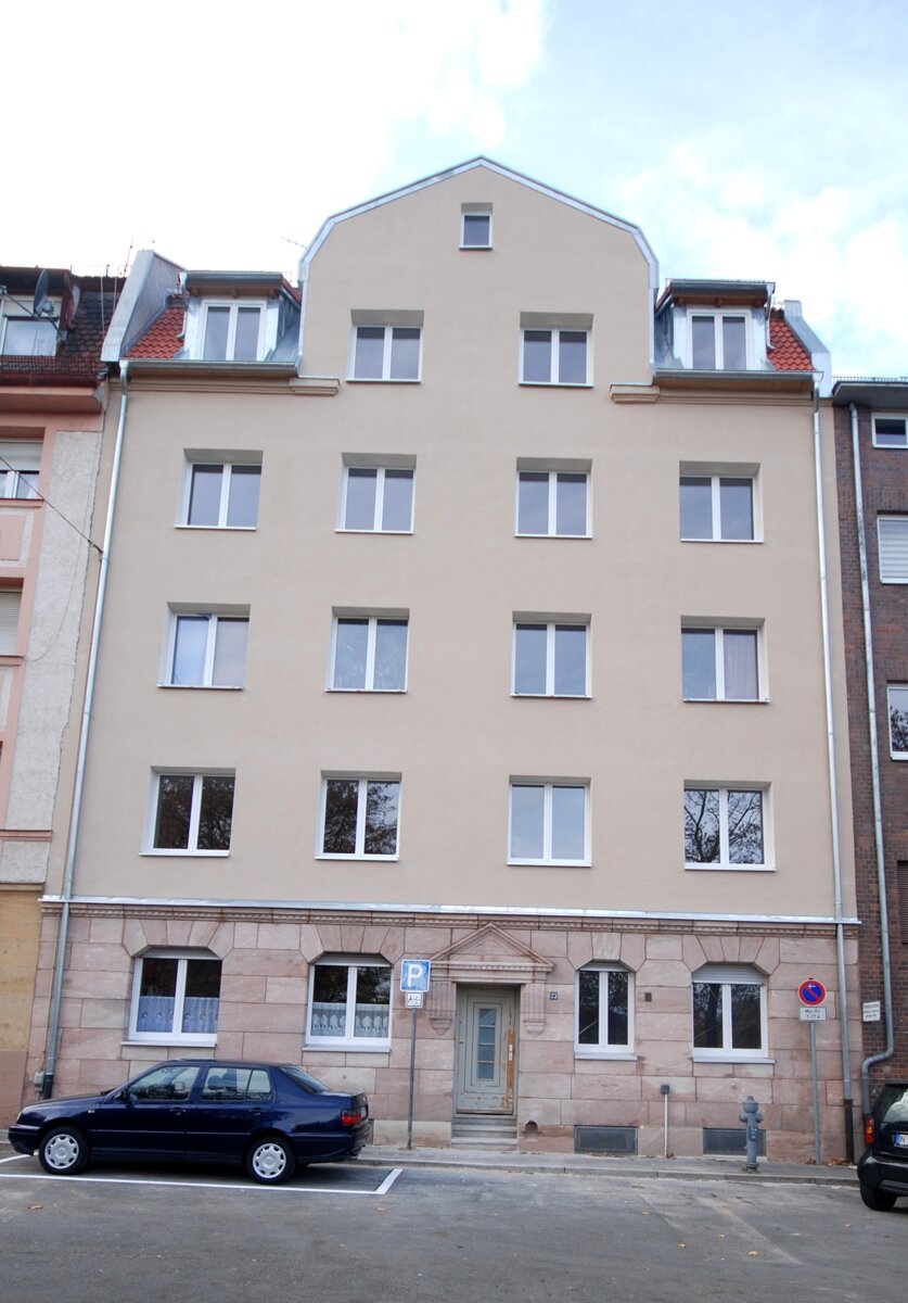 Wohnung zur Miete 620 € 2 Zimmer 43,8 m²<br/>Wohnfläche 4.<br/>Geschoss 01.11.2024<br/>Verfügbarkeit Hillerstraße 23 Eberhardshof Nürnberg 90429