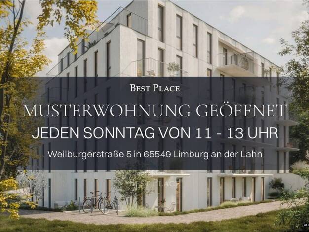 Wohnung zum Kauf - Neubau provisionsfrei 227.000 € 2 Zimmer 49,9 m² EG Weilburger Straße 5 Limburg Limburg 65549