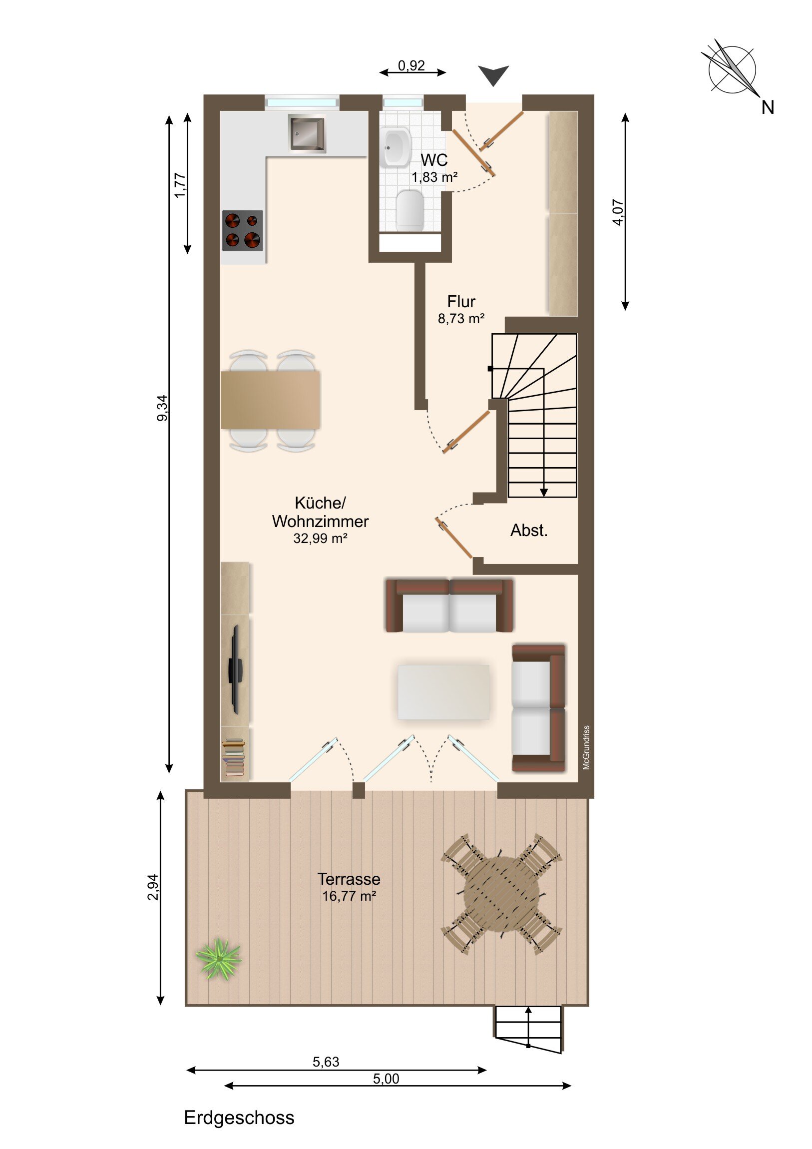 Haus zum Kauf 419.000 € 4 Zimmer 132,3 m²<br/>Wohnfläche 167 m²<br/>Grundstück Nordfront Magdeburg 39106