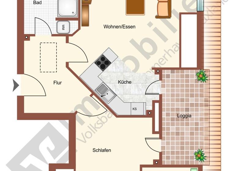 Wohnung zum Kauf 240.000 € 2,5 Zimmer 70 m² 2. Geschoss Heeslingen 27404