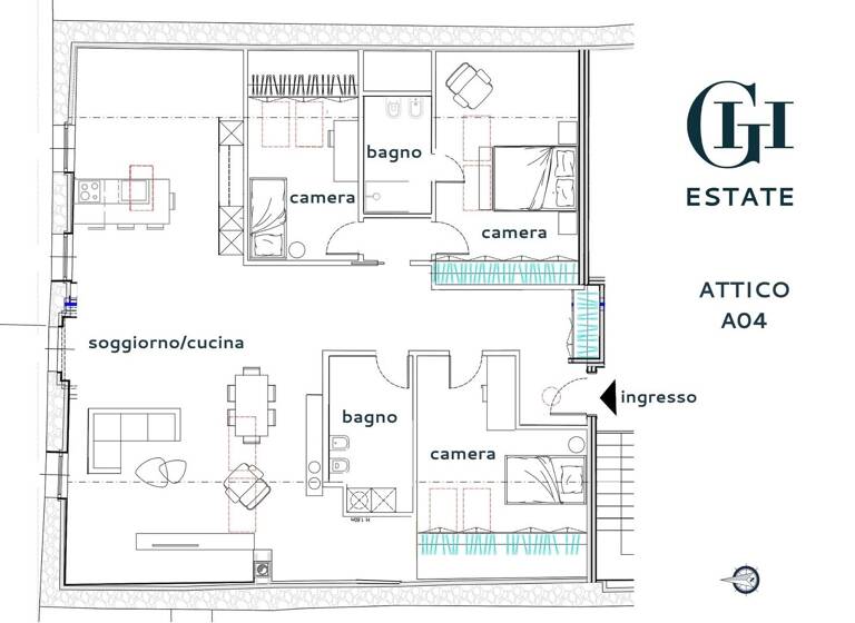 Wohnung zum Kauf - Erstbezug 1.200.000 € 4 Zimmer 132 m² 4. Geschoss Via Santa Croce 26 Trento 38122