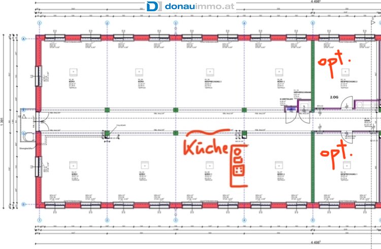 Büro-/Praxisfläche zur Miete 9,90 € 7 Zimmer 300 m²<br/>Bürofläche Gedersdorf 3494