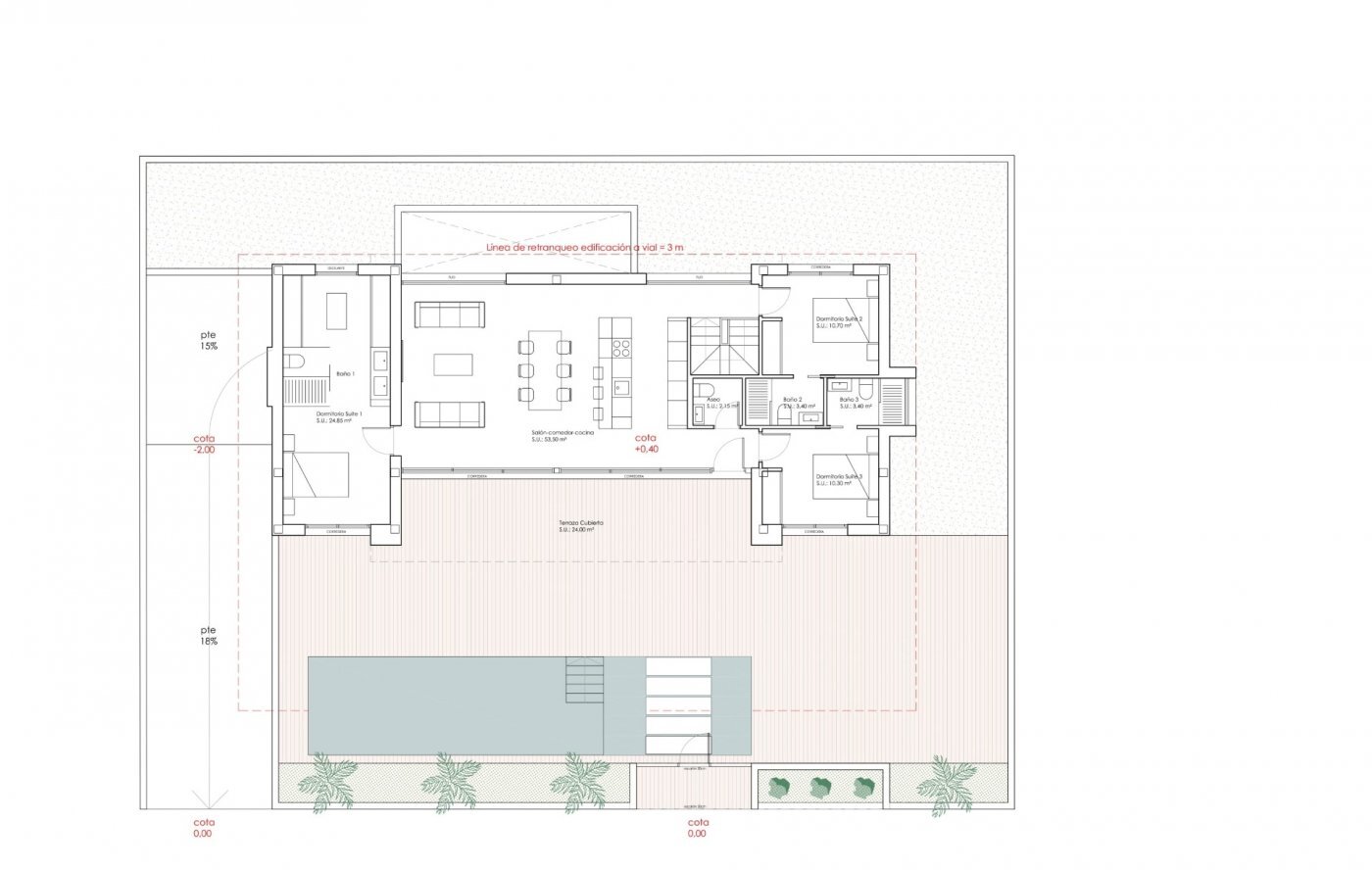 Einfamilienhaus zum Kauf provisionsfrei 749.900 € 4 Zimmer 150 m²<br/>Wohnfläche 530 m²<br/>Grundstück CIUDAD QUESADA