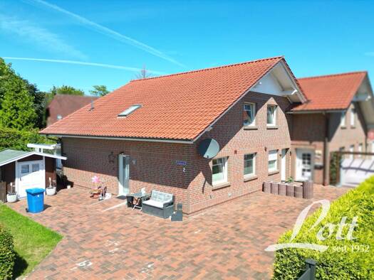 Doppelhaushälfte zum Kauf 335.000 € 5 Zimmer 127,7 m² 308 m² Grundstück Portsloge Edewecht / Portsloge 26188