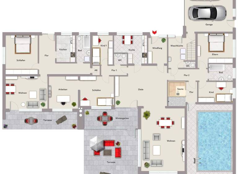 Einfamilienhaus zum Kauf 435.000 € 7,5 Zimmer 274,8 m² 1.772 m² Grundstück Fredenbeck 21717