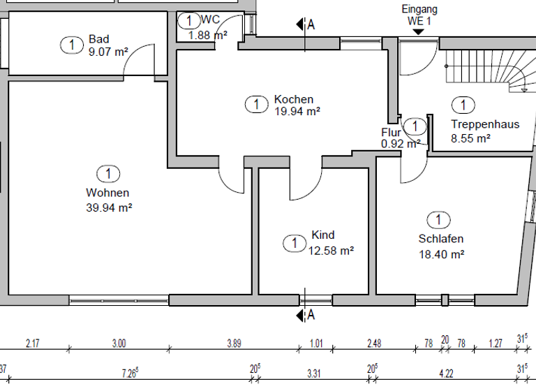 Wohnung zur Miete 800 € 3 Zimmer 103 m² Geschoss -5/3 frei ab sofort Lindenholzhausen Limburg 65551