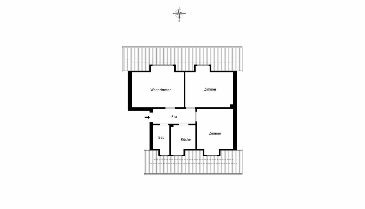 Wohnung zum Kauf 98.000 € 3 Zimmer 63 m²<br/>Wohnfläche Rotenhof Rendsburg 24768