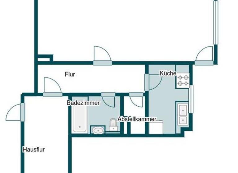 Studio zum Kauf 107.000 € 1 Zimmer 49,2 m² 2. Geschoss Moisling Lübeck 23560
