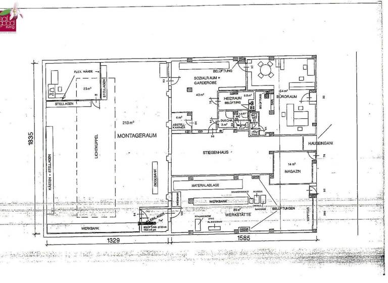 Halle/Industriefläche zum Kauf 1.675 € 459,6 m² Lagerfläche Wien 1020