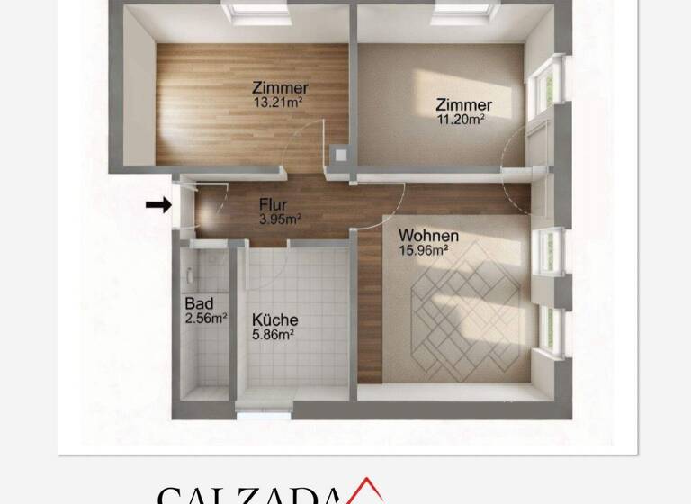 Wohnung zum Kauf als Kapitalanlage geeignet 139.000 € 3 Zimmer 52,7 m² Wernerstraße 10 Wülfel Hannover 30519