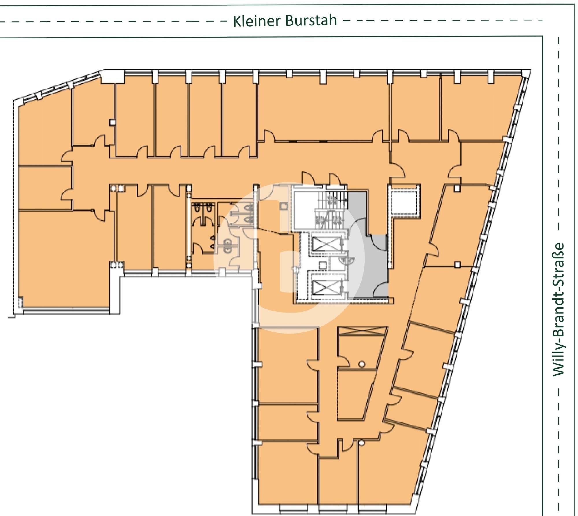 Bürogebäude zur Miete provisionsfrei 26 € 1.021 m²<br/>Bürofläche Hamburg - Altstadt Hamburg 20457