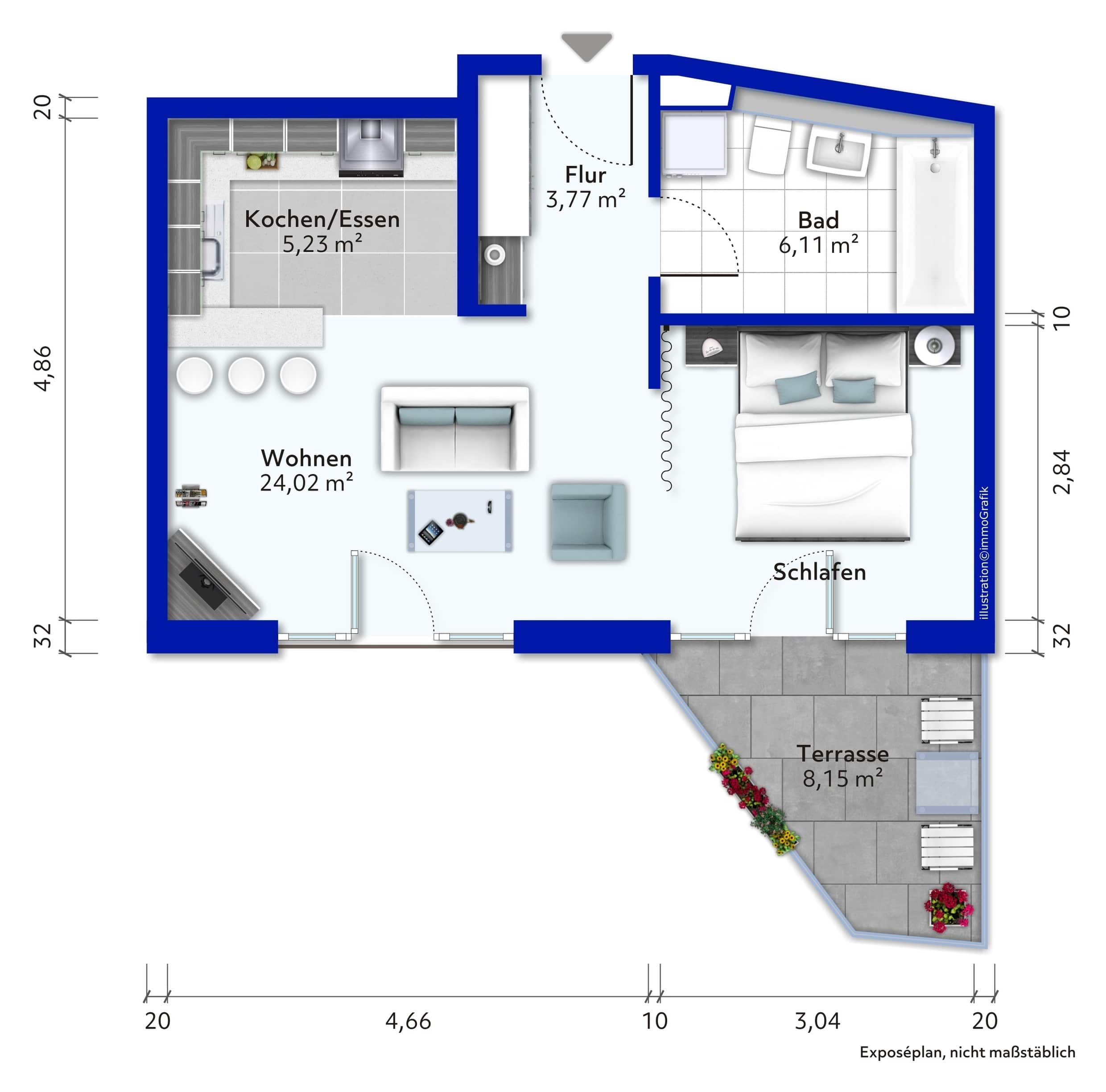 Wohnung zum Kauf 325.000 € 1 Zimmer 46 m²<br/>Wohnfläche Rummelsburg Berlin 10317