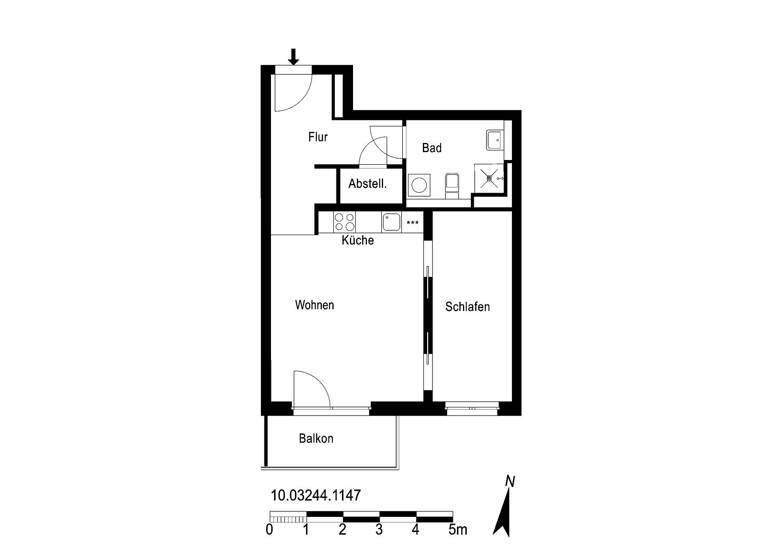 Wohnung zur Miete 769 € 2 Zimmer 51,4 m² 1. Geschoss frei ab 16.04.2026 Brigitte-Reimann-Straße 4 Hellersdorf Berlin 12629