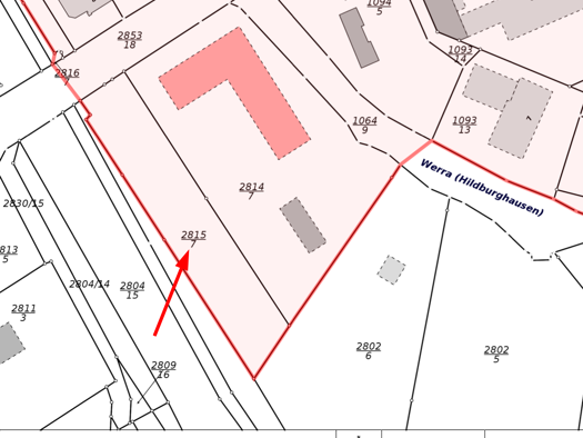 Gewerbegrundstück zum Kauf 84.000 € 1.756 m² Grundstück Friedrich-Rückert-Straße 9 Hildburghausen 98646