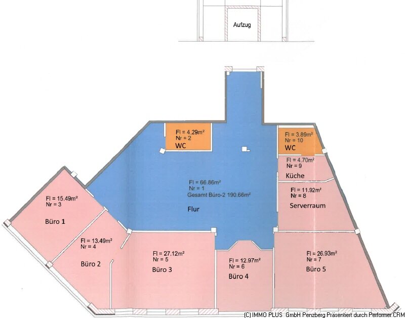 Büro-/Praxisfläche zur Miete 9 € 187,7 m²<br/>Bürofläche Penzberg Penzberg 82377