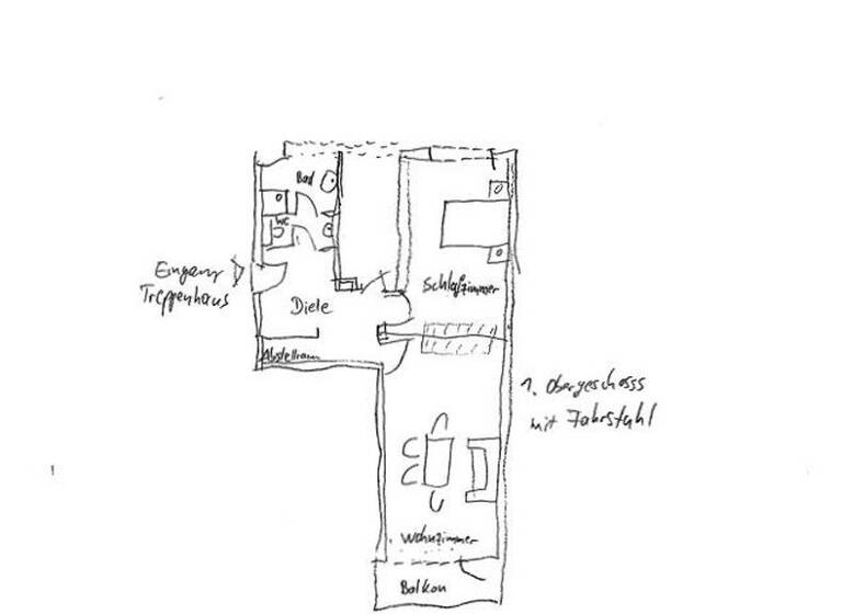 Wohnung zur Miete 1.078 € 2 Zimmer 79 m²<br/>Wohnfläche 1.<br/>Geschoss Westend Berlin 14055