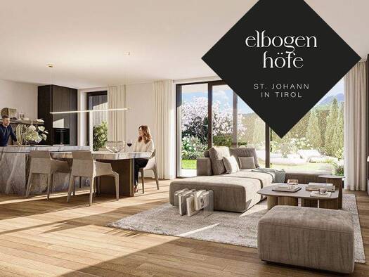 Wohnung zum Kauf - Erstbezug provisionsfrei 460.500 € 3 Zimmer 60,6 m² EG Loferer Straße St. Johann in Tirol 6380