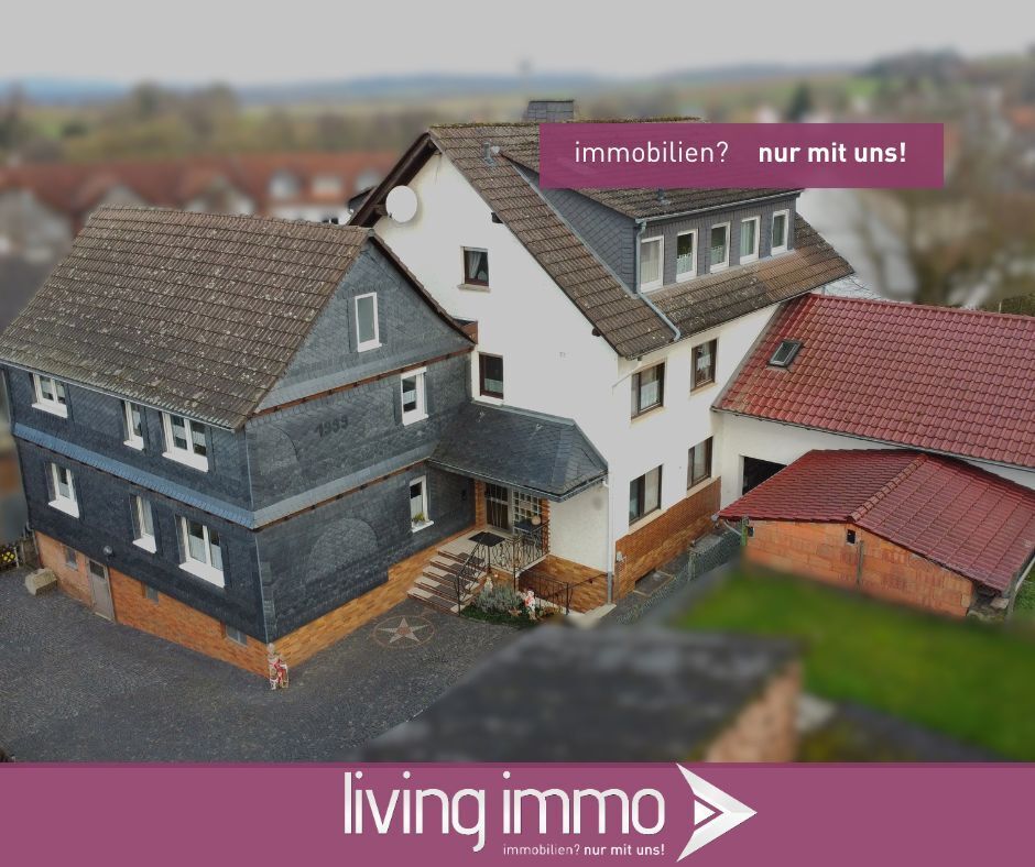 Haus zum Kauf 390.000 € 14 Zimmer 336 m²<br/>Wohnfläche 1.224 m²<br/>Grundstück Schmiederain 1 Münchhausen Münchhausen 35117