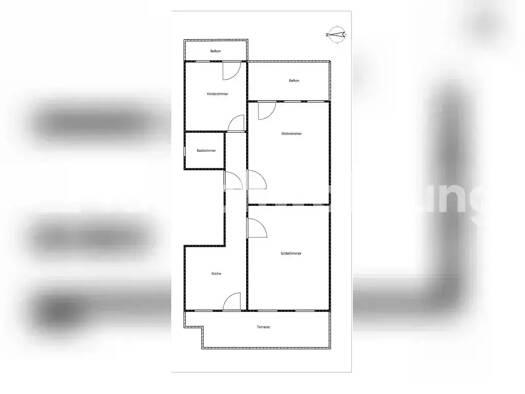 Wohnung zur Miete Tauschwohnung 1.320 € 3 Zimmer 80 m² Alsterdorf Hamburg 22089