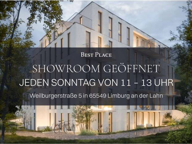 Wohnung zum Kauf - Neubau provisionsfrei 295.000 € 2 Zimmer 66,3 m² 1. Geschoss Weilburger Straße 5 Limburg Limburg 65549