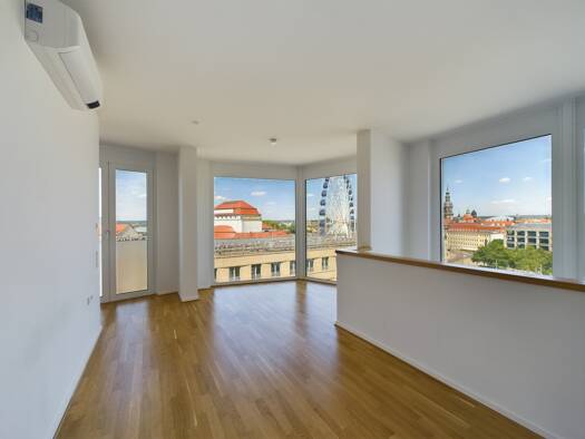 Wohnung zur Miete 1.200 € 2 Zimmer 73,8 m² 6. Geschoss frei ab 01.09.2026 Freiberger Straße Wilsdruffer Vorstadt/Seevorstadt-West Ortsamtsbereich Altstadt 01067