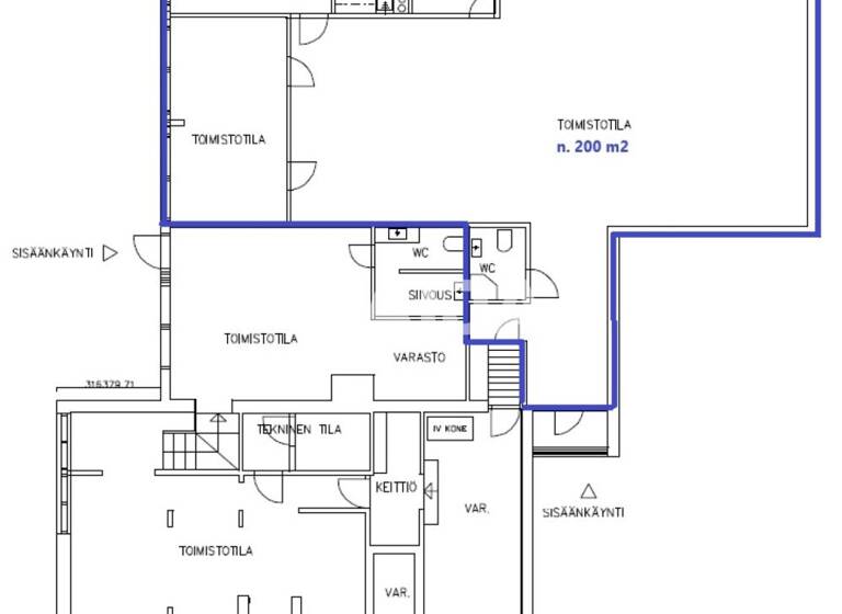 Bürofläche zur Miete 800 € Vesilahti 37470