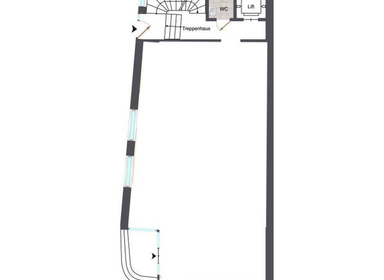 Ladenfläche zur Miete provisionsfrei 2.500 € 91 m² Verkaufsfläche Neue Straße 5 Innenstadt Tübingen 72070