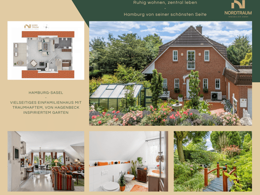Einfamilienhaus zum Kauf 750.000 € 4 Zimmer 135 m² 460 m² Grundstück Sasel Wandsbek 22393