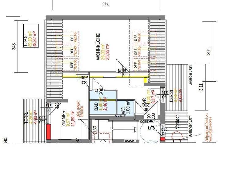 Wohnung zum Kauf 289.000 € 2 Zimmer 49 m² 2. Geschoss Wien 1220
