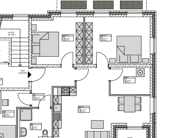 Wohnung zur Miete - Erstbezug 2.150 € 4 Zimmer 83,9 m² EG frei ab sofort Listlandstraße 14 List auf Sylt 25992