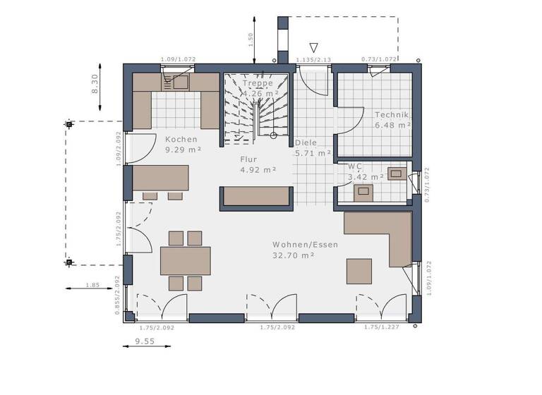 Einfamilienhaus zur Miete - Erstbezug 1.398 € 4 Zimmer 132 m² 842 m² Grundstück Röhrda Ringgau 37296