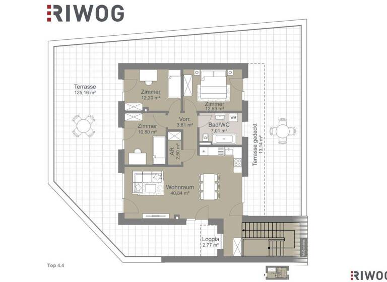 Terrassenwohnung zum Kauf - Erstbezug 469.000 € 3 Zimmer 93,9 m² frei ab sofort Bachgasse 1 Wolkersdorf im Weinviertel 2120