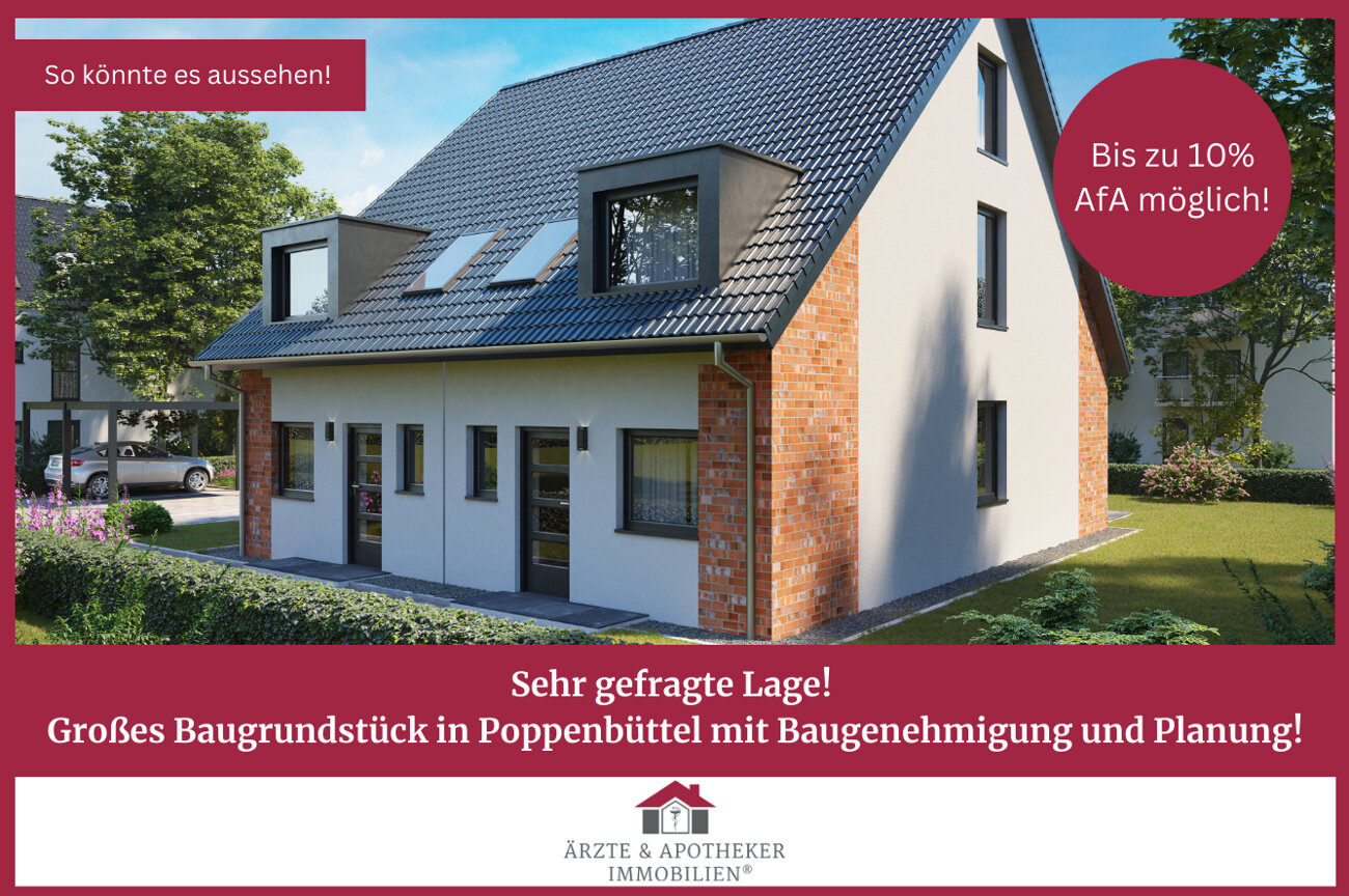 Grundstück zum Kauf 898.000 € 911 m²<br/>Grundstück Poppenbüttel Hamburg / Poppenbüttel 22399