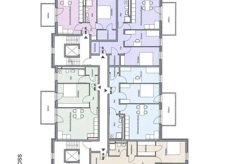 Wohnung zum Kauf provisionsfrei 353.424 € 3 Zimmer 73,6 m² 4. Geschoss Löbstedt Jena 07743