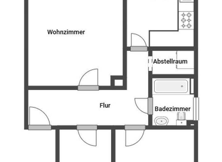 Wohnung zum Kauf 185.000 € 3 Zimmer 70,1 m² 3. Geschoss frei ab sofort Goddelau Riedstadt 64560