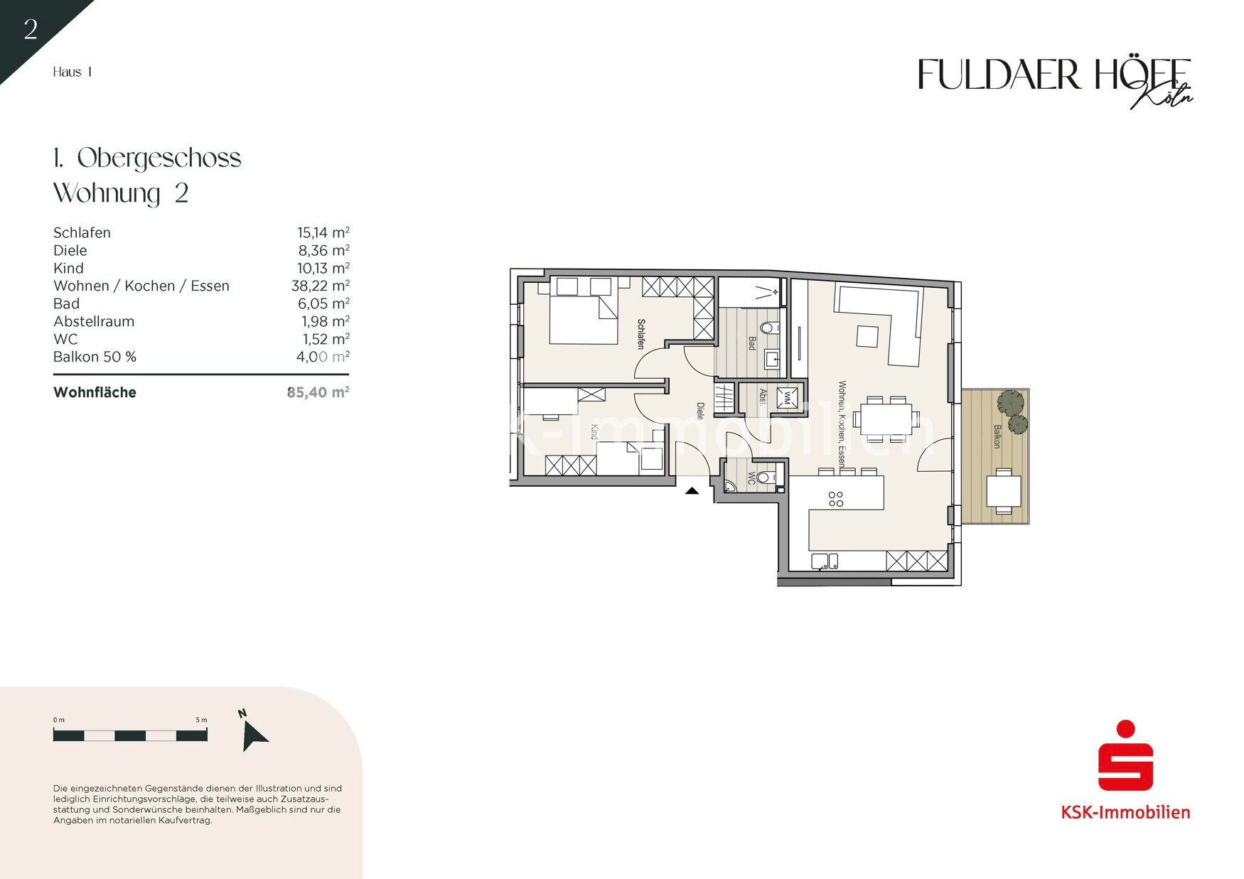 Wohnung zum Kauf 487.000 € 3 Zimmer 85,4 m²<br/>Wohnfläche 1.<br/>Geschoss Höhenberg Köln / Höhenberg 51103