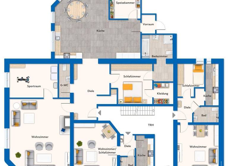 Mehrfamilienhaus zum Kauf provisionsfrei 978.000 € 18 Zimmer 556 m² 1.133 m² Grundstück Bahnhofstraße 91 Mittelmeiderich Duisburg 47137