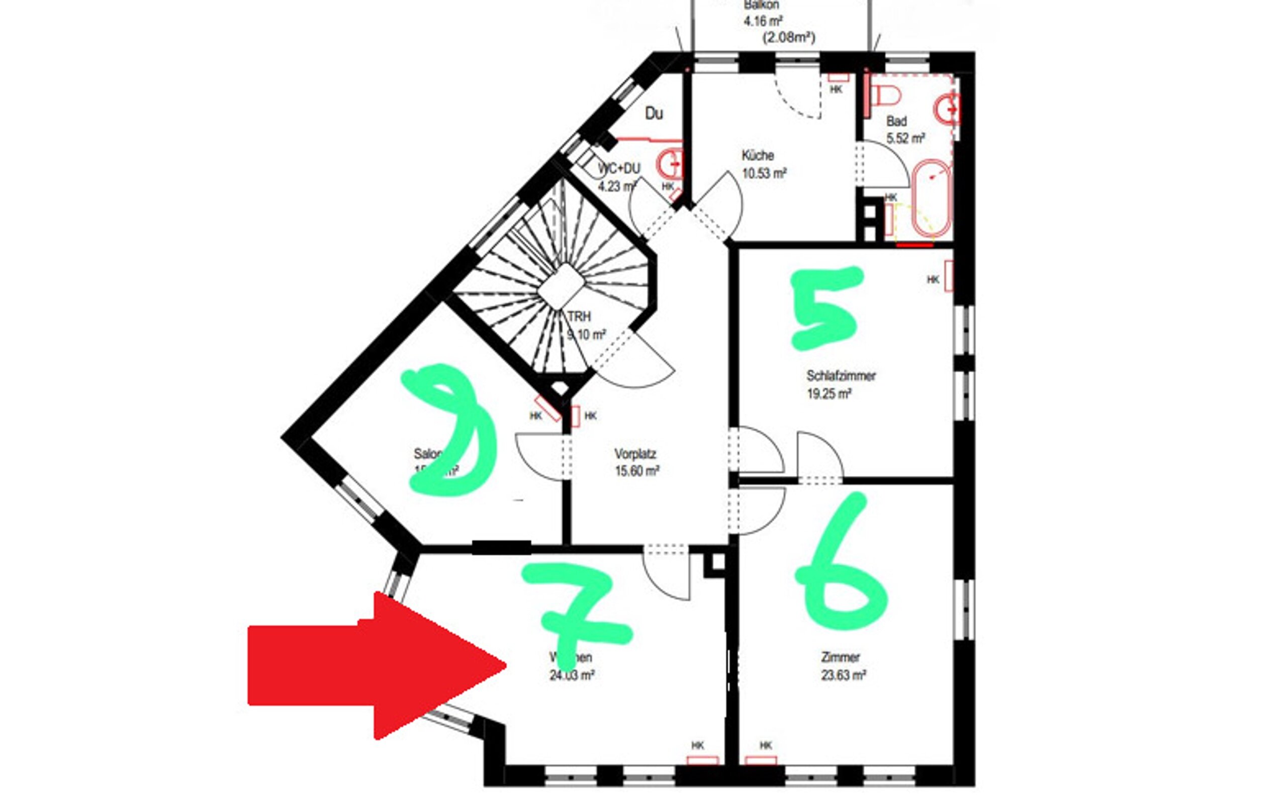 WG-Zimmer zur Miete Wohnen auf Zeit 670 € 24 m²<br/>Wohnfläche 30.05.2025<br/>Verfügbarkeit Neckarstraße 0 Innenstadt - Ost Esslingen Zentrum 73728