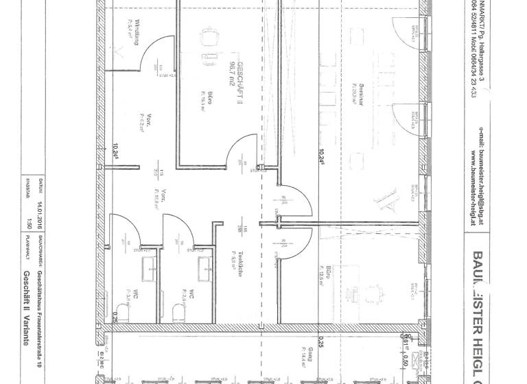 Büro zur Miete 8,95 € 94,1 m² Bürofläche Frauentalerstraße Deutschlandsberg 8530