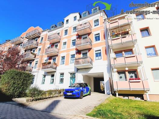 Wohnung zum Kauf 77.200 € 2 Zimmer 60,1 m² 2. Geschoss Inselstraße 10 Schloßchemnitz Chemnitz 09113