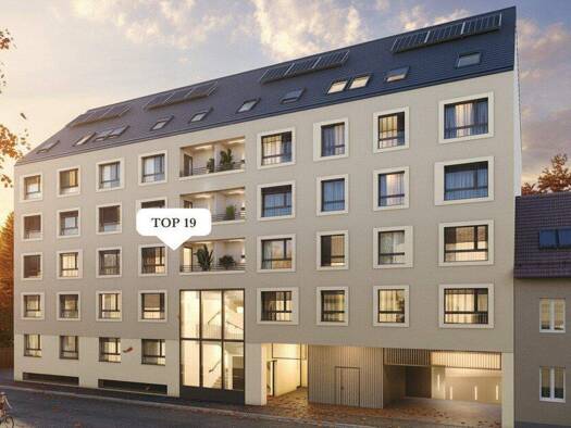 Wohnung zum Kauf - Erstbezug 203.633 € 2 Zimmer 37,6 m² 2. Geschoss Lagergasse Gries Graz,05.Bez.:Gries 8020