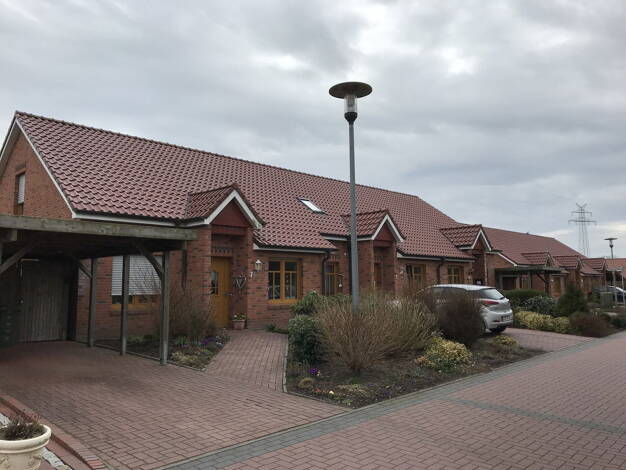 Reihenendhaus zur Miete 630 € 2 Zimmer 68 m² 300 m² Grundstück frei ab 31.12.2025 Haxtum Aurich 26605