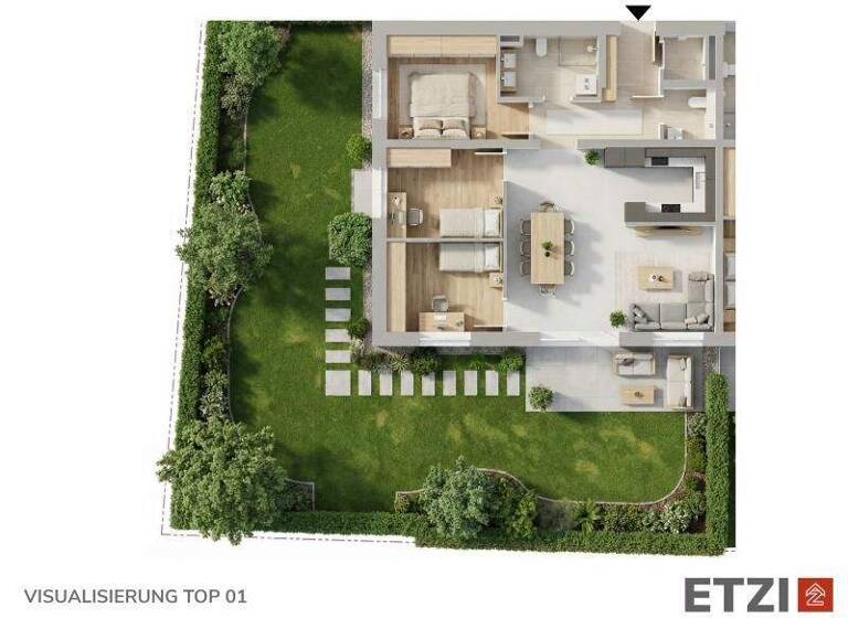 Wohnung zum Kauf - Erstbezug provisionsfrei 409.500 € 4 Zimmer 86,5 m² Etsdorf am Kamp 3492